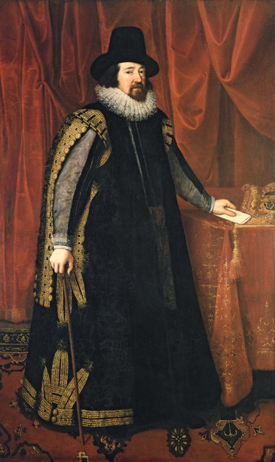 Sir Francis Bacon (1561-1626) Verulam báró, St. Albans vikomt alkotó: Paul van Somer